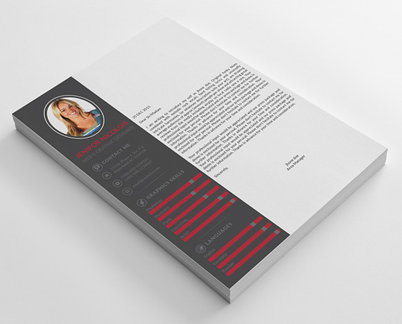 CV - Resume and Cover letter in Letter Templates - product preview 2