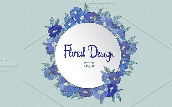 Floral frames set in Illustrations - product preview 1
