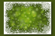 Vector Green Christmas Backgrounds