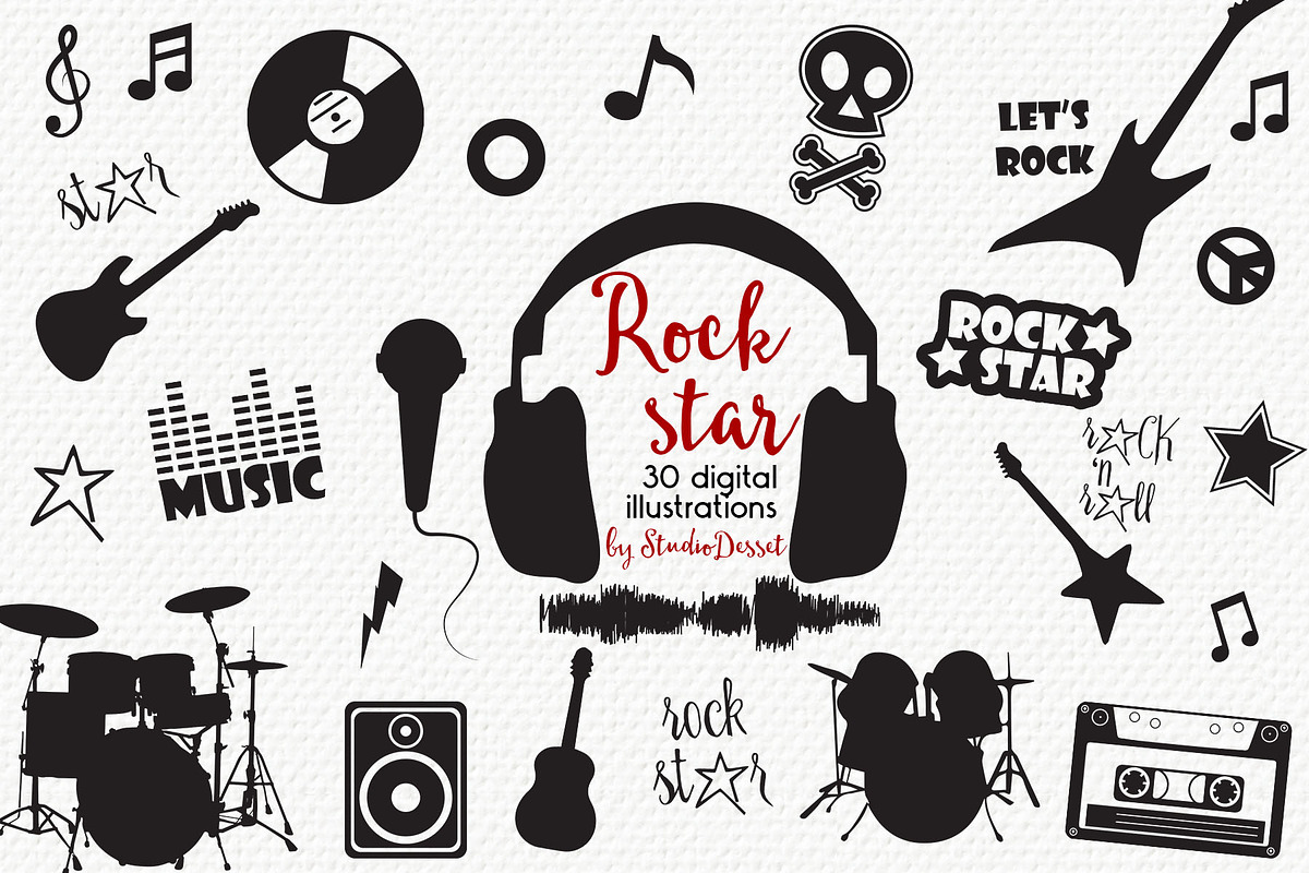 Rock Star in Illustrations - product preview 8