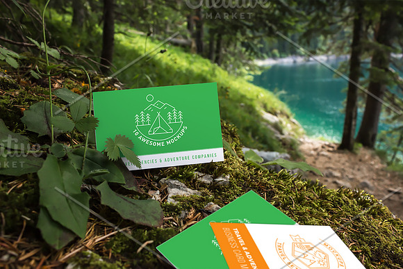 10 Fresh Business Card Mockups vol.1 in Product Mockups - product preview 5