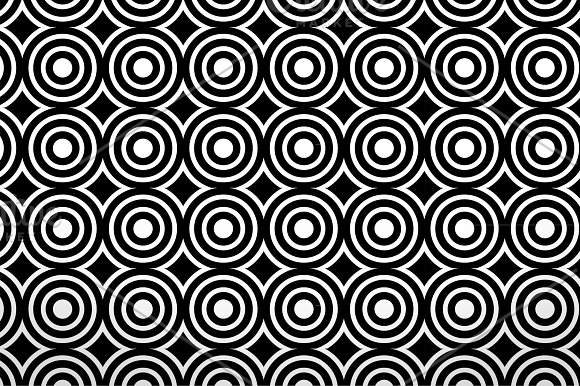 Black & White Seamless Patterns in Patterns - product preview 3