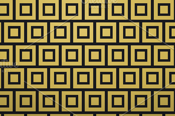 Yellow Gold theme seamless patterns in Patterns - product preview 1