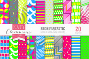 Neon Fantastic paper pack