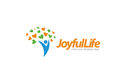 Joyful Life - Wellness Logo