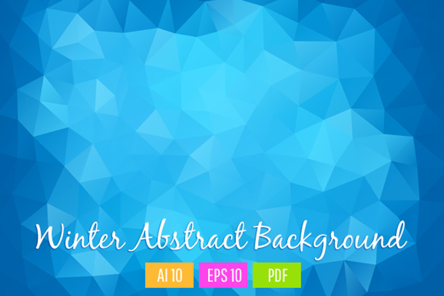 Winter Abstract Background in Illustrations - product preview 8