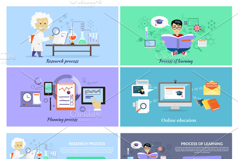 Process Research Planning and Learni in Illustrations - product preview 8