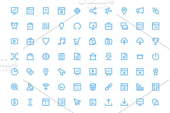 200+ SEO and Marketing Icons in Graphics - product preview 1