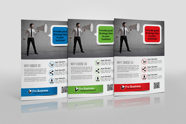 Corporate Strategy Flyer Template