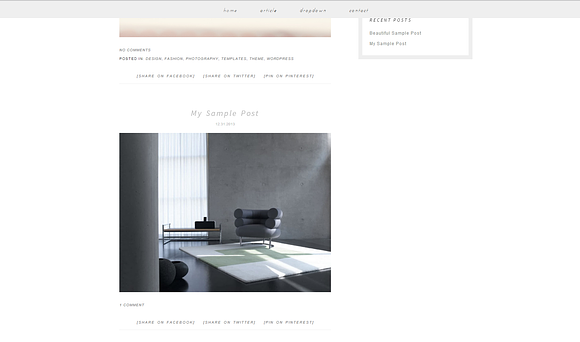 Wordpress Template - Gray Alley in WordPress Blog Themes - product preview 1