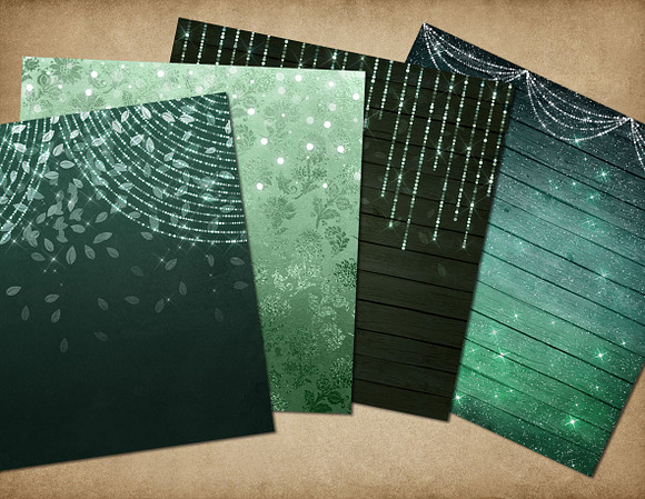 Enchanted Garden Backgrounds in Textures - product preview 1