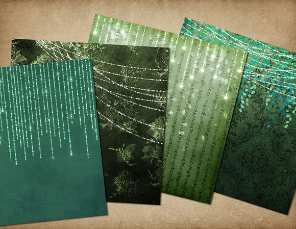 Enchanted Garden Backgrounds in Textures - product preview 2