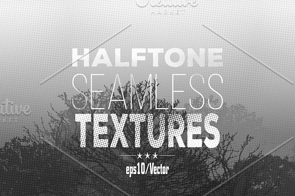 Halftone seamless textures in Textures - product preview 6