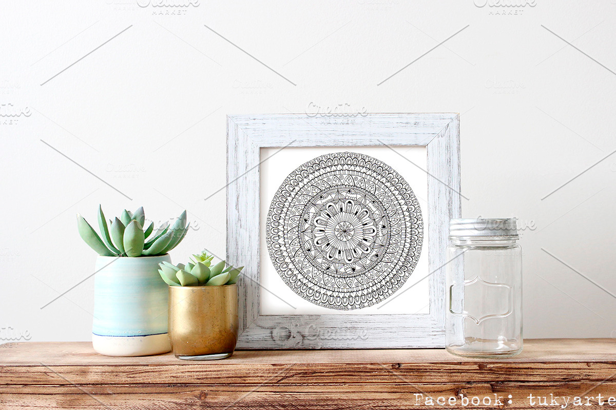 Mandala x 4 in Illustrations - product preview 8