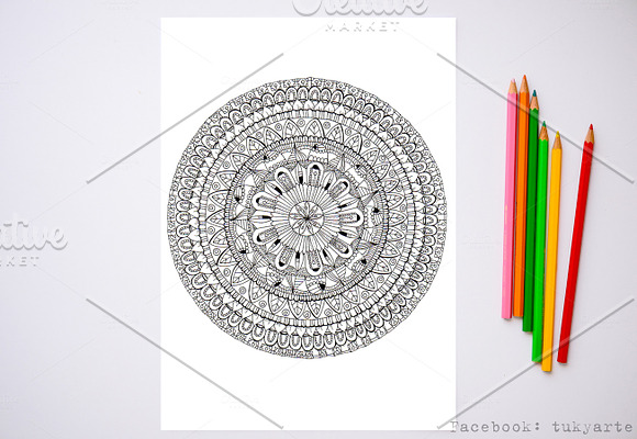 Mandala x 4 in Illustrations - product preview 2