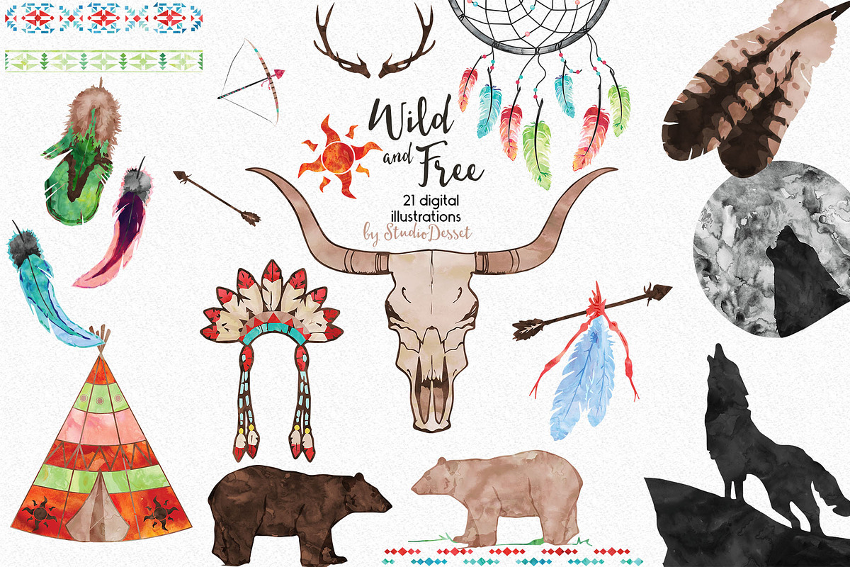 Wild and Free in Illustrations - product preview 8