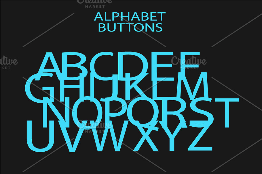 Alphabet vector neon color in Graphics - product preview 8