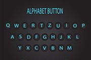 Alphabet buttons type machine