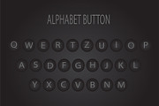 Alphabet buttons type machine keyboa
