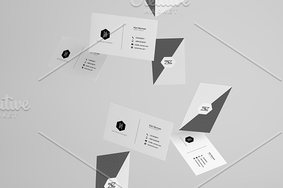 Business Card Mock-Up Pack in Print Mockups - product preview 7