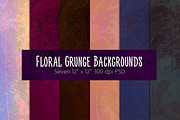Floral Grunge Backgrounds