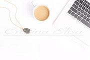 Keyboard Coffee Jewelry Mockup