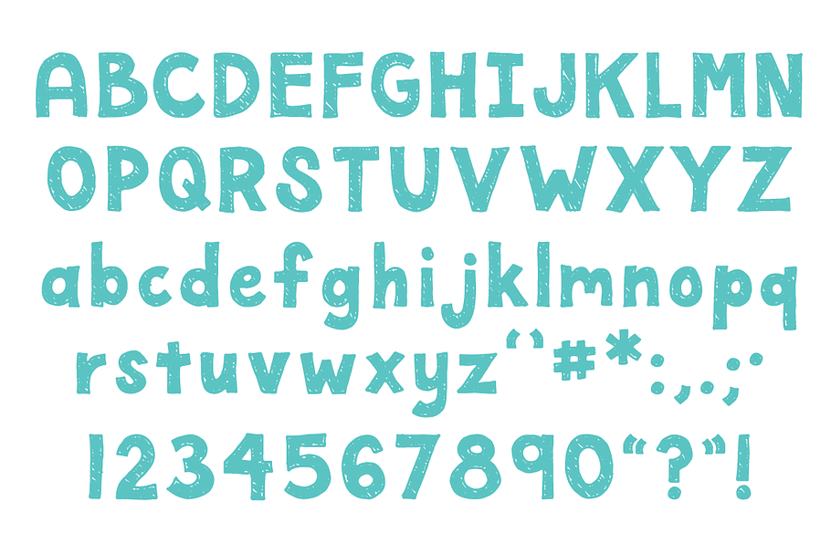 Forfty Scribble Mini Font