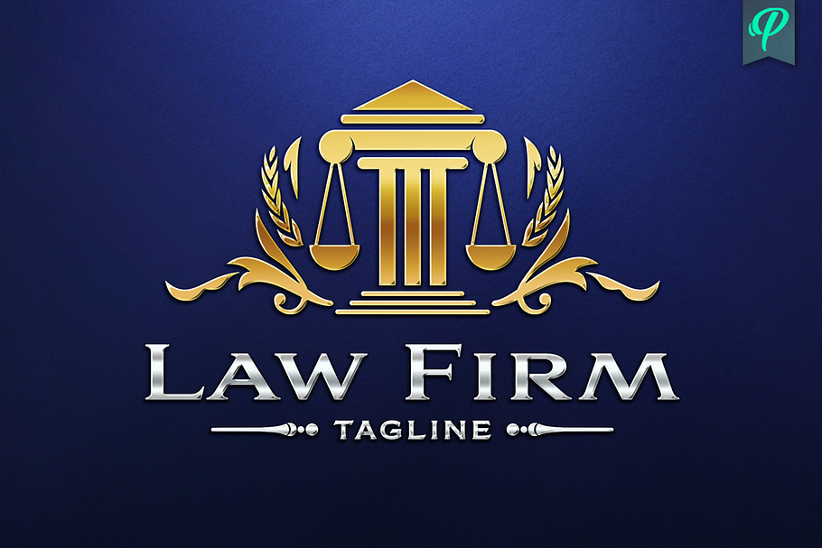 Law Firm, Abogado Logo Template