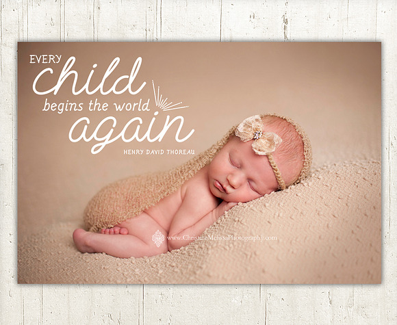 8 Baby Phrase Quote Photo Overlays in Templates - product preview 2