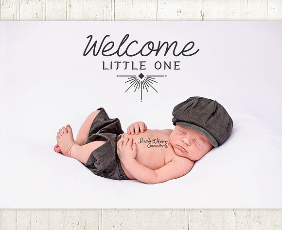 8 Baby Phrase Quote Photo Overlays in Templates - product preview 4