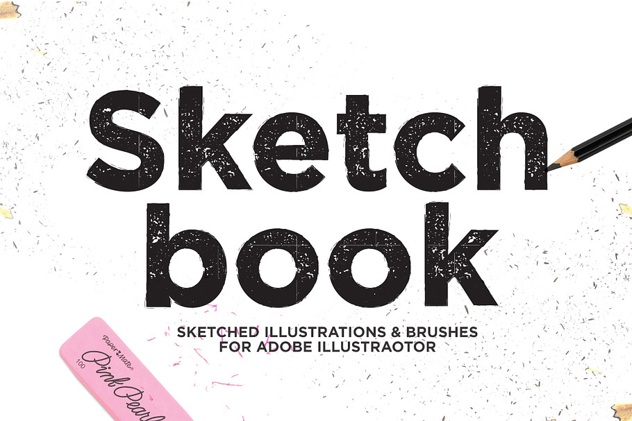 Sketchbook - Vector Brush Kit in Photoshop Brushes - product preview 8