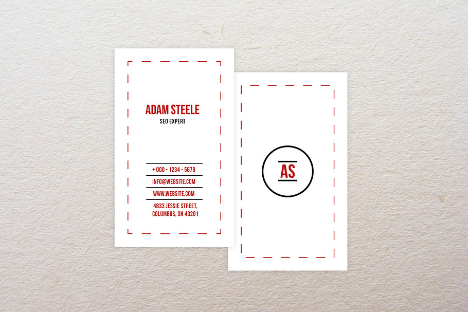 Minimal Business card in Business Card Templates - product preview 8