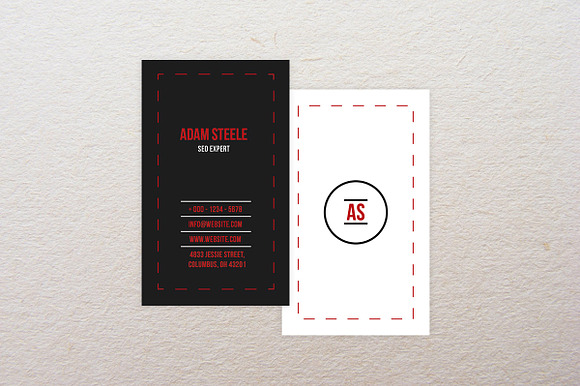 Minimal Business card in Business Card Templates - product preview 2