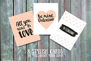 Love cards and lettering