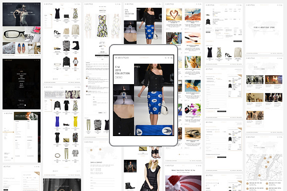 4Boutique Ecommerce UI KIT Sketch in UI Kits and Libraries - product preview 6