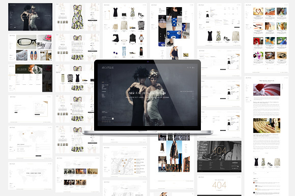 4Boutique Ecommerce UI KIT Psd in UI Kits and Libraries - product preview 6