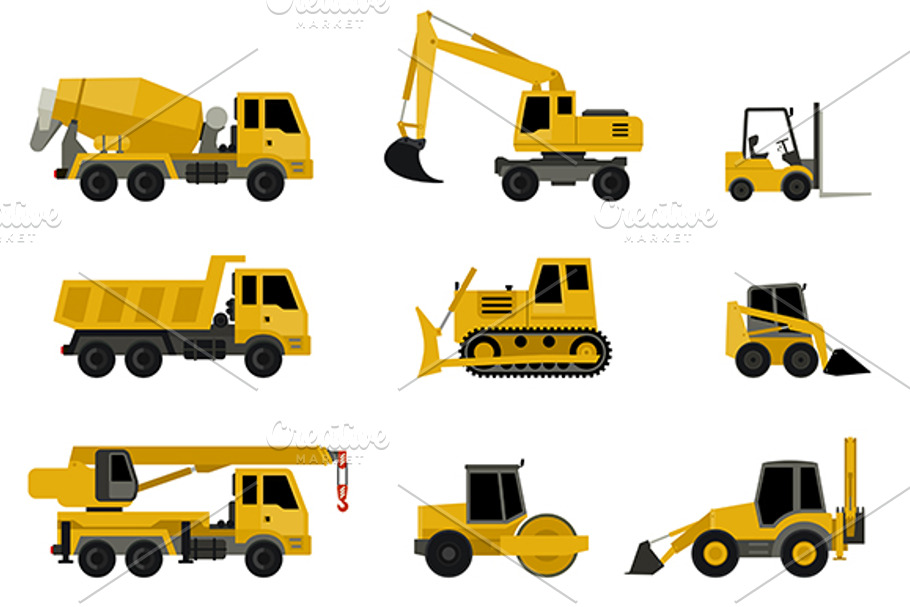 Construction machines in Construction Icons - product preview 8