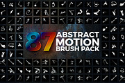 87 Abstract Motion Brush Pack