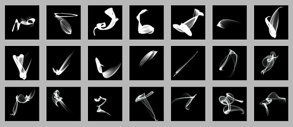87 Abstract Motion Brush Pack in Photoshop Brushes - product preview 4
