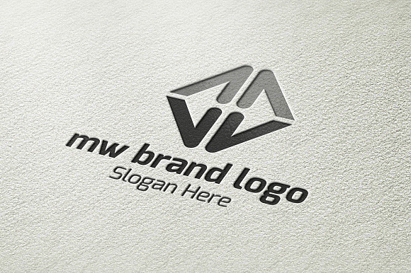 MW Brand Logo in Logo Templates - product preview 3