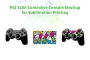 PS3 SLIM Controller-Console Mock-up