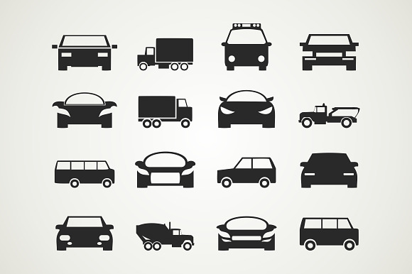 Car icon in Car Icons - product preview 4