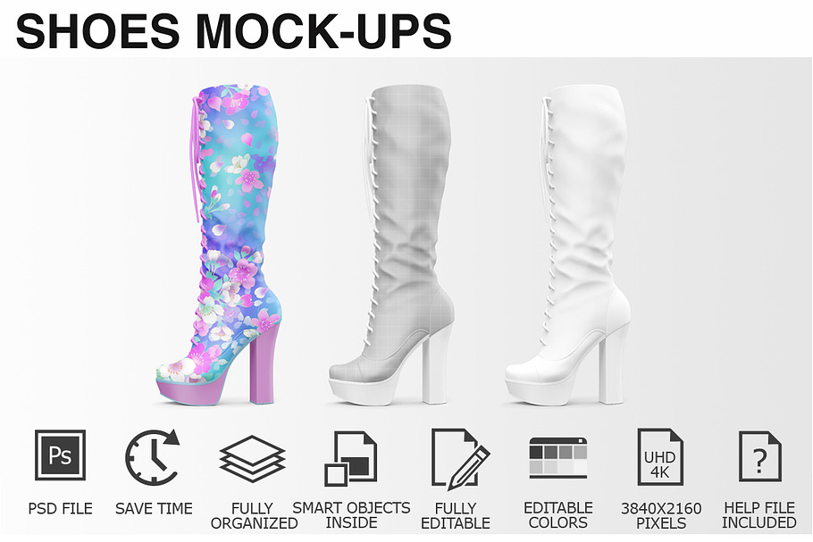 Shoes Mockup - Woman Shoes Mockups