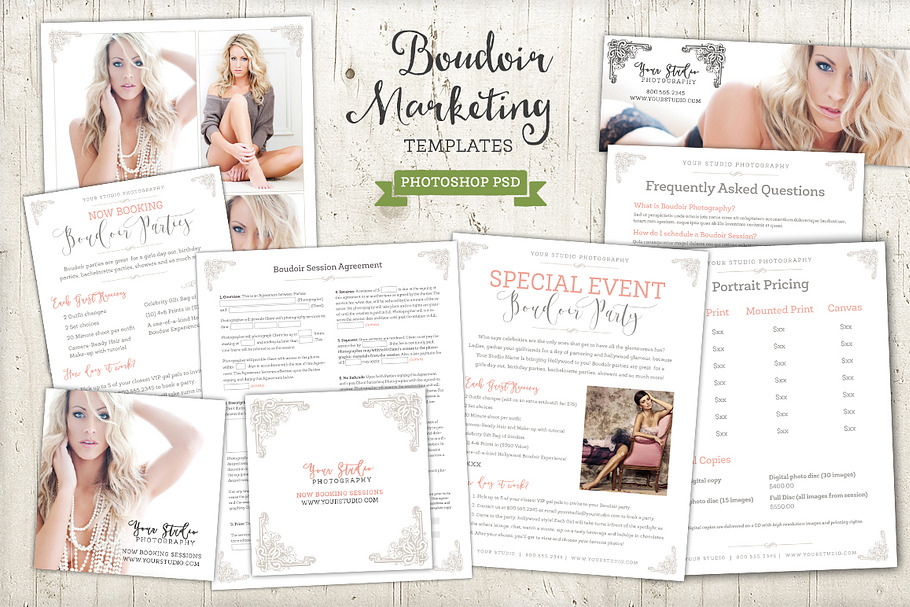 SALE Boudoir Photography Marketing in Templates - product preview 8