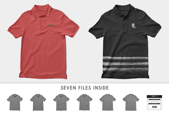 Polo Shirt Mockups in Product Mockups - product preview 1