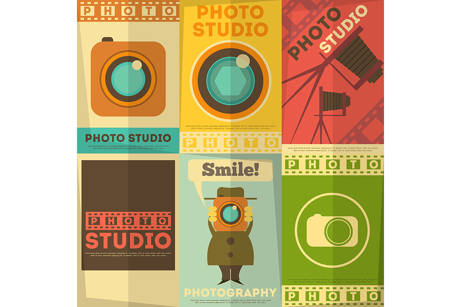 Photo Studio Poster in Illustrations - product preview 8