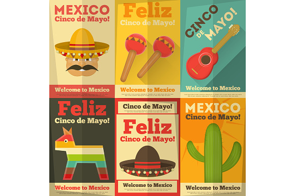 Mexican Posters in Illustrations - product preview 2