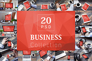 20 PSD Mockups Business Collection