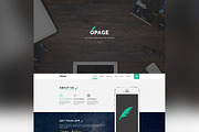 OPAGE - One Page Responsive Template