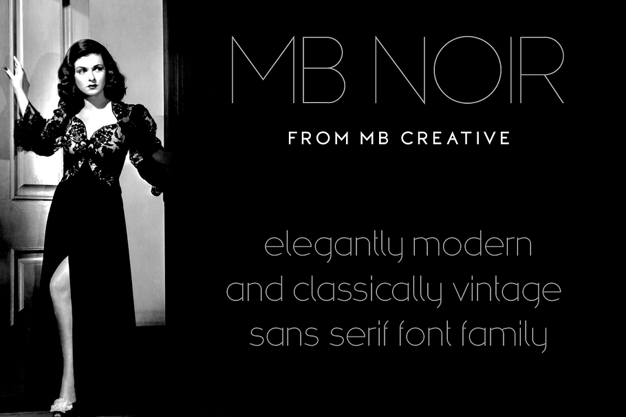 MB Noir in Sans-Serif Fonts - product preview 8